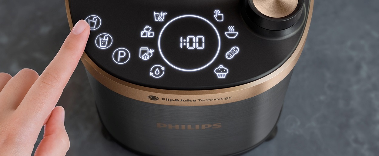 Stolný mixér Philips Flip & Juice HD3770/10